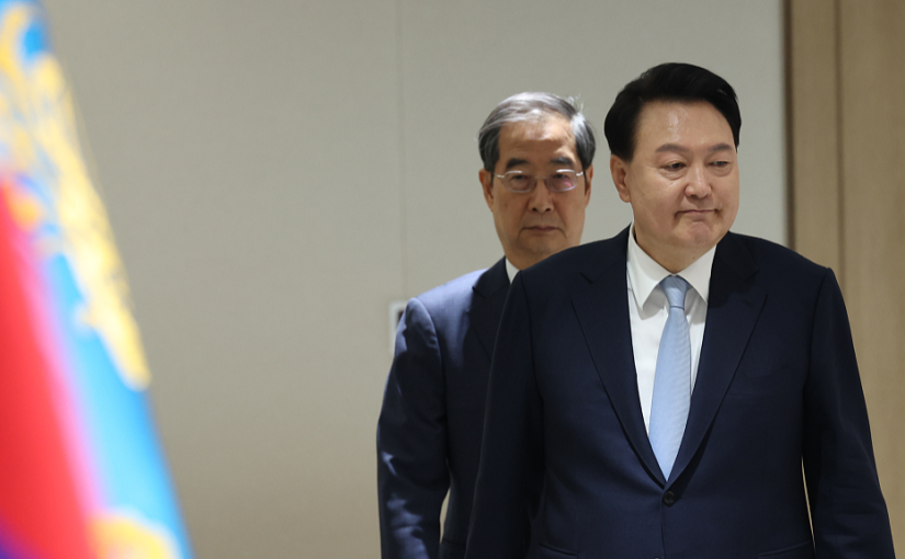 South Korean president’s approval rating drops to 23%, shows poll