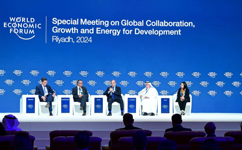 Riyadh warns of economic fallout from Gaza conflict at WEF