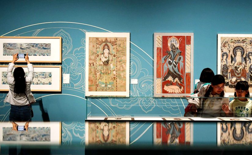 Exhibition on artist Chang Shana’s 80 years of Dunhuang art held in Beijing